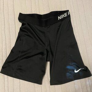 Nike Pro Black Bike Shorts, Size M